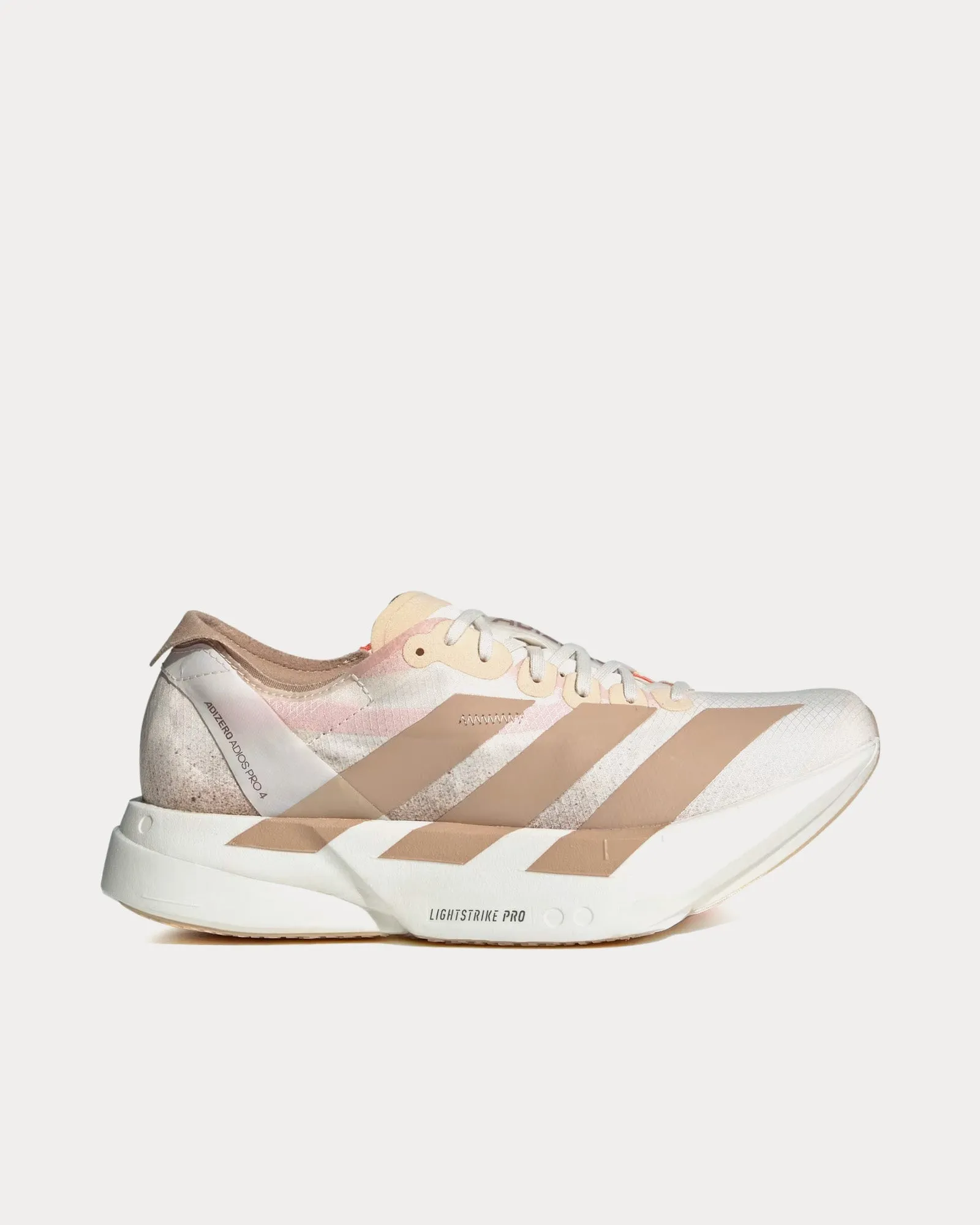Adizero EVO SL Chalk White / Warm Sandstone / Semi Impact Orange Running Shoes