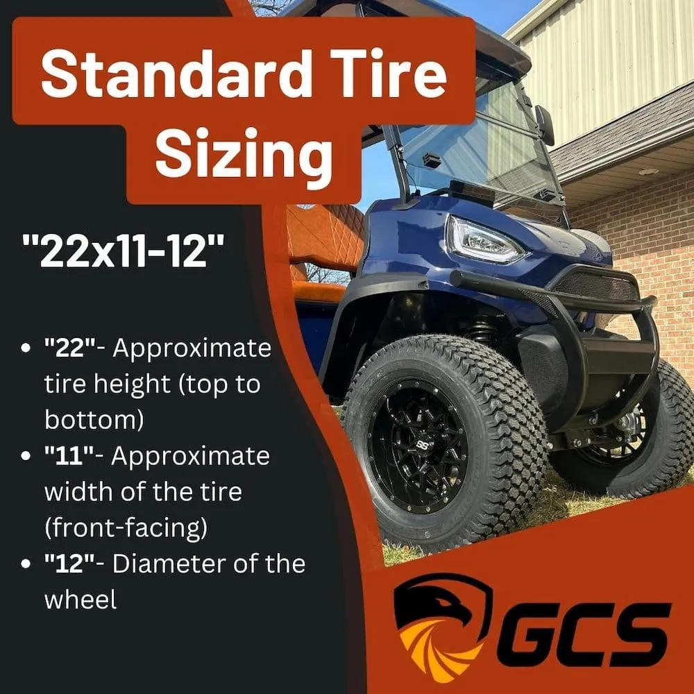 Excel Sahara Classic Off-Road 22x11-12 Golf Cart Tire