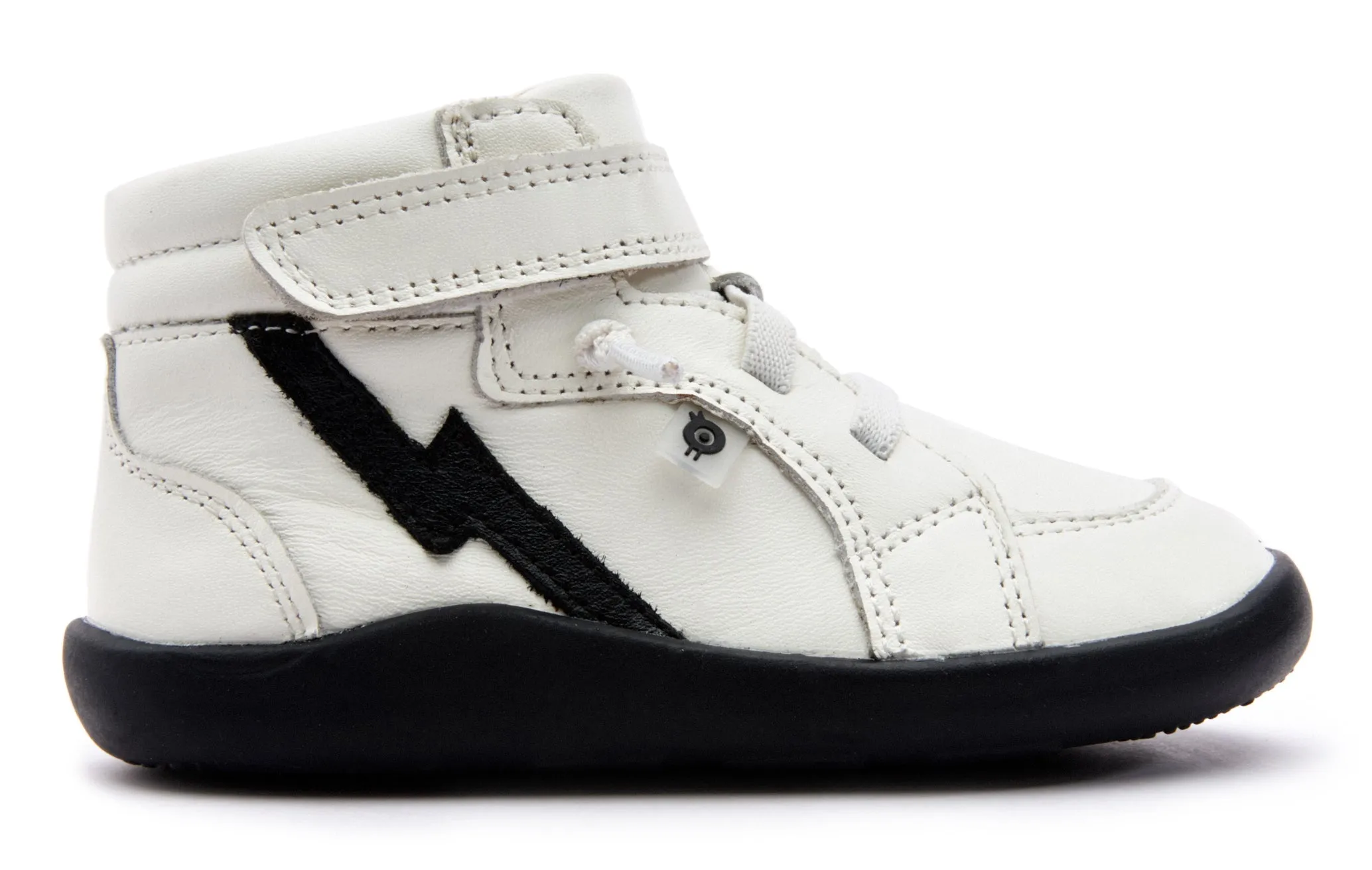 Old Soles Boy's & Girl's 8018 Light The Ground Sneakers - White/Black