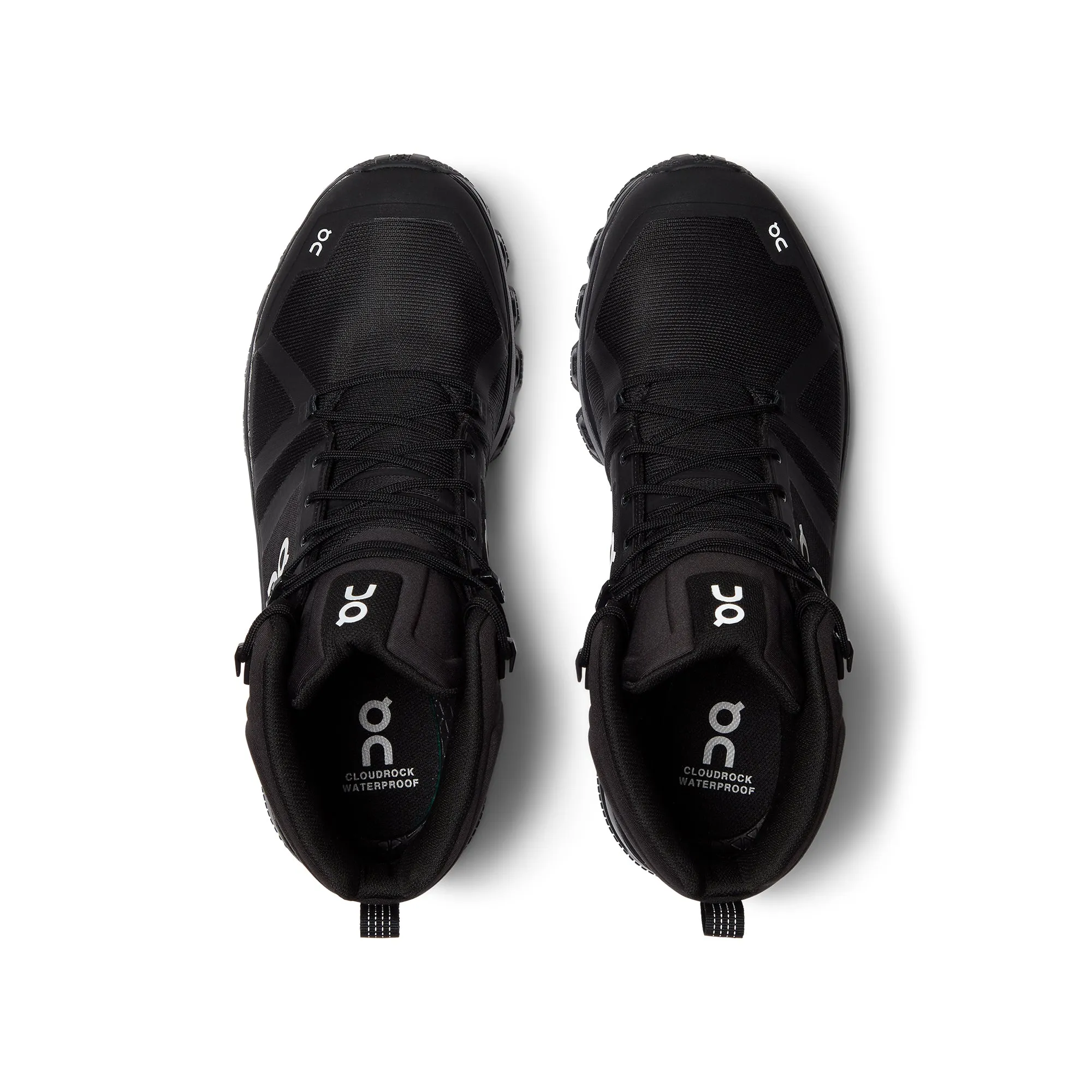 On Womens Cloudrock Waterproof Shoes 'All Black'